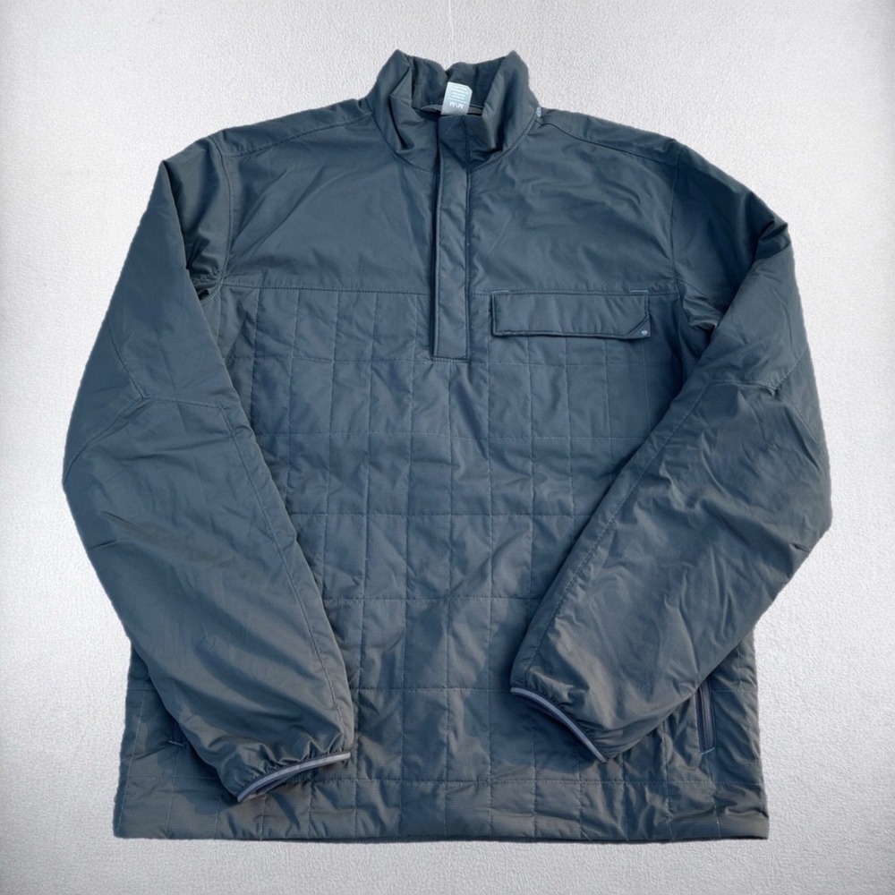 Mountain Hardwear Pullover Jacket Womens Medium Black Quilted Insulated OM1745